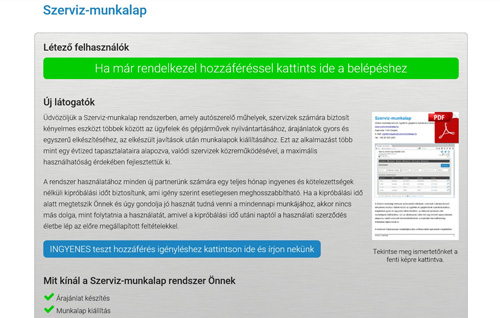 www.szervizmunkalap.hu